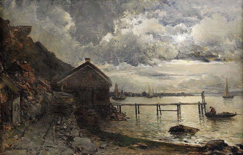 Alfred Wahlberg Moonlight, Fjallbacka